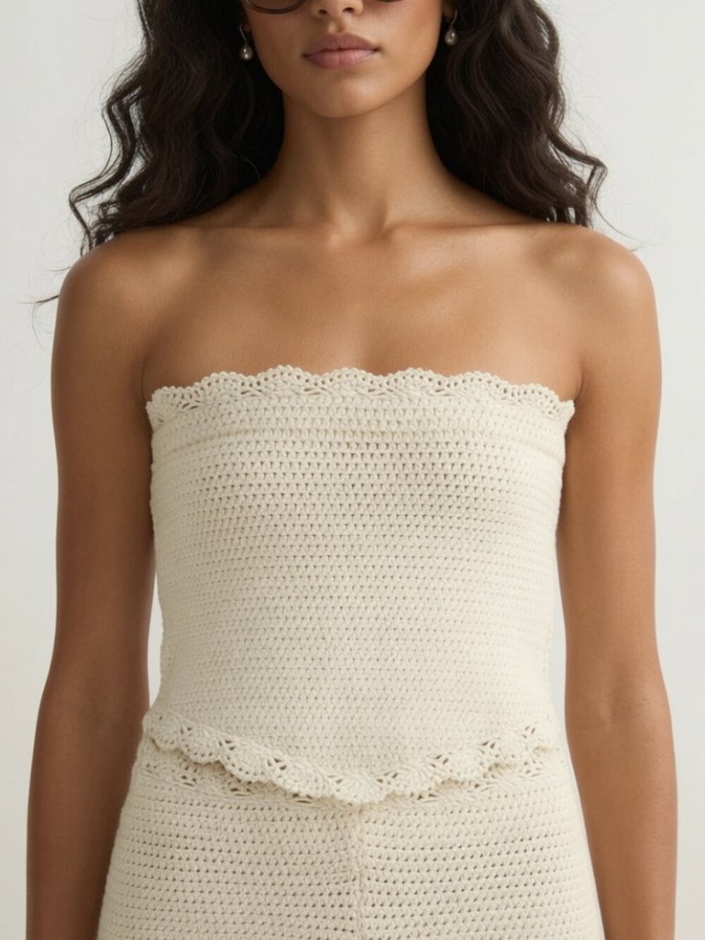 SUPER STEAL!!🔥NWT + Orig Packaging | POSSE Dylan Strapless Top | Pearl